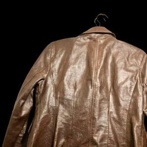 Ann Taylor 100% brown leather jacket  Women's Size 4